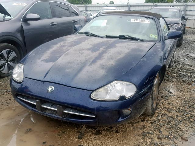 SAJGX2048XC038384 - 1999 JAGUAR XK8 BLUE photo 2