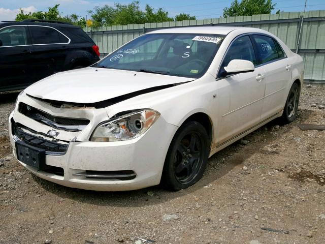 1G1ZH57B28F162718 - 2008 CHEVROLET MALIBU 1LT 白色 照片 2