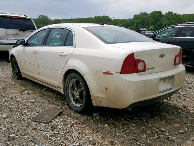 1G1ZH57B28F162718 - 2008 CHEVROLET MALIBU 1LT 白色 照片 3