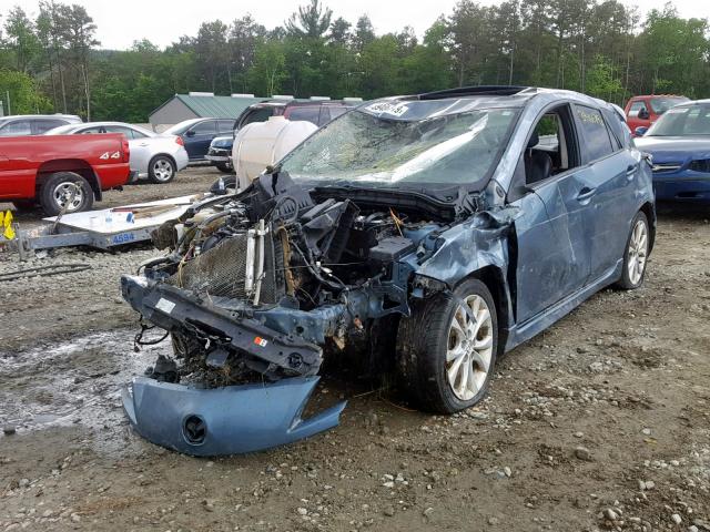 JM1BL1M58B1446678 - 2011 MAZDA 3 S BLUE photo 2