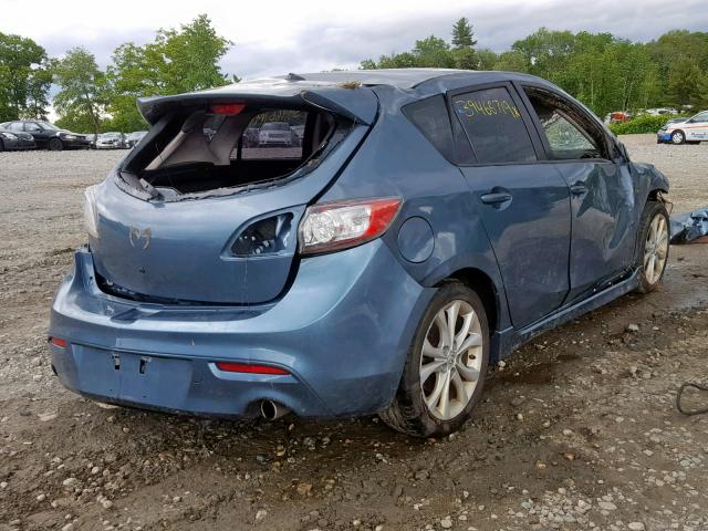 JM1BL1M58B1446678 - 2011 MAZDA 3 S BLUE photo 4