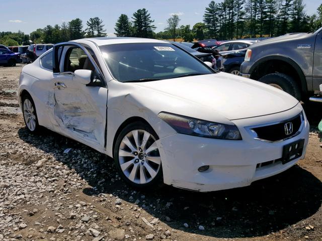 1HGCS2B82AA003372 - 2010 HONDA ACCORD EXL WHITE photo 1