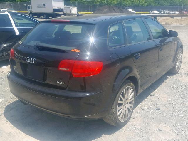 WAUNF78PX8A120647 - 2008 AUDI A3 2.0 PRE BLACK photo 4