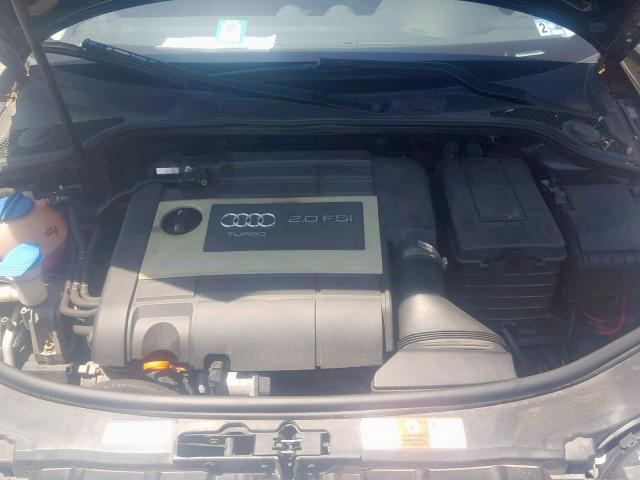 WAUNF78PX8A120647 - 2008 AUDI A3 2.0 PRE BLACK photo 7