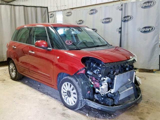 ZFBCFABH0EZ027208 - 2014 FIAT 500L EASY RED photo 1