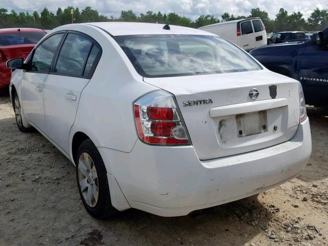 3N1AB61E89L632937 - 2009 NISSAN SENTRA 2.0 WHITE photo 3