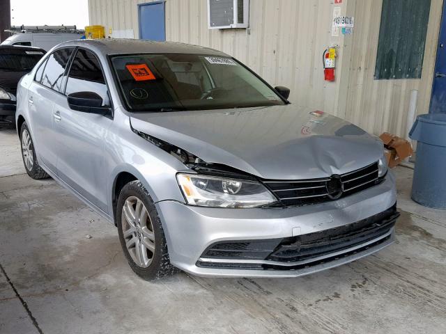 3VW2K7AJXFM256779 - 2015 VOLKSWAGEN JETTA BASE SILVER photo 1