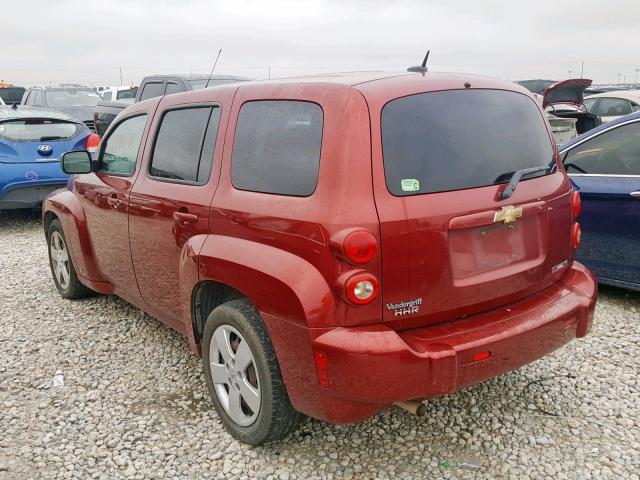 3GNCA13B99S577605 - 2009 CHEVROLET HHR LS 勃艮第红 照片 3