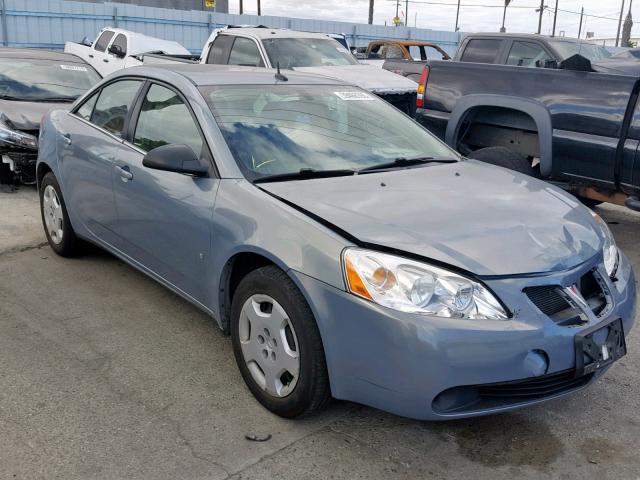 1G2ZF57B384125268 - 2008 PONTIAC G6 VALUE L BLUE photo 1