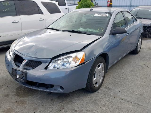 1G2ZF57B384125268 - 2008 PONTIAC G6 VALUE L BLUE photo 2