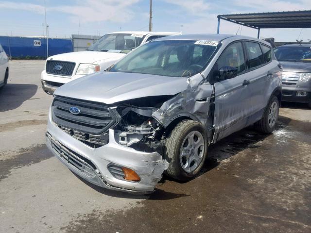 1FMCU0F73JUC59853 - 2018 FORD ESCAPE S SILVER photo 2