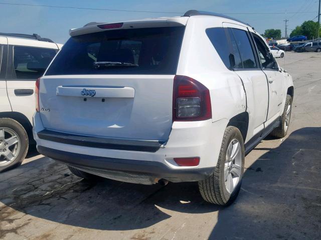 1C4NJDBB4ED523398 - 2014 JEEP COMPASS SP Ақ фото 4