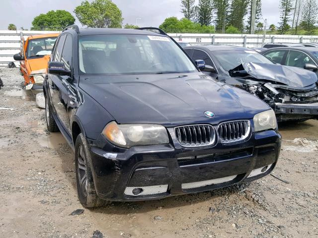 WBXPA934X6WG74523 - 2006 BMW X3 3.0I BLACK photo 1