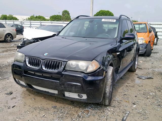 WBXPA934X6WG74523 - 2006 BMW X3 3.0I BLACK photo 2