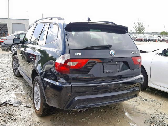 WBXPA934X6WG74523 - 2006 BMW X3 3.0I BLACK photo 3