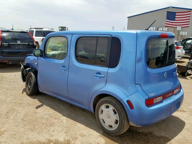 JN8AZ2KR7DT305411 - 2013 NISSAN CUBE S BLUE photo 3