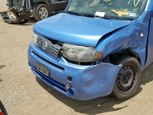 JN8AZ2KR7DT305411 - 2013 NISSAN CUBE S BLUE photo 9