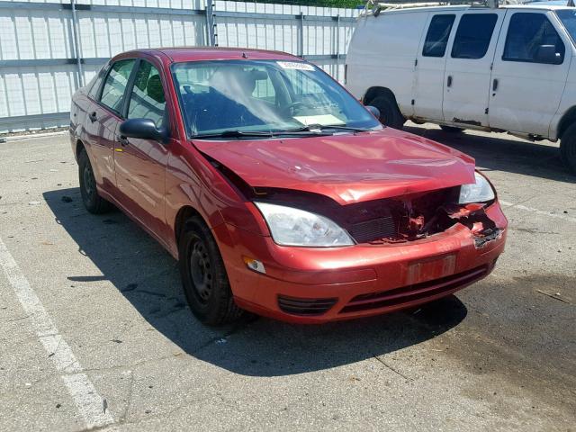 1FAFP34N85W283304 - 2005 FORD FOCUS ZX4 RED photo 1