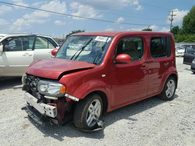 JN8AZ2KR9AT169259 - 2010 NISSAN CUBE BASE RED photo 2