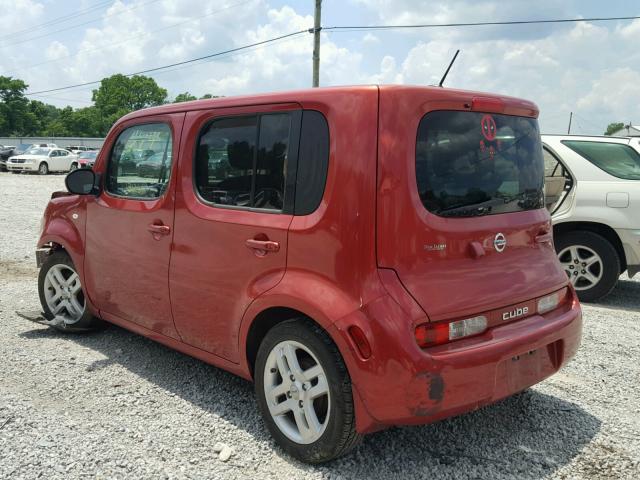 JN8AZ2KR9AT169259 - 2010 NISSAN CUBE BASE RED photo 3