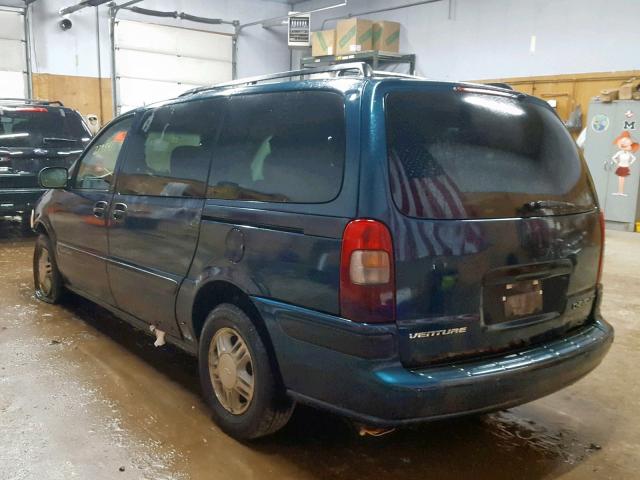 1GNDX03E81D257364 - 2001 CHEVROLET VENTURE GREEN photo 3