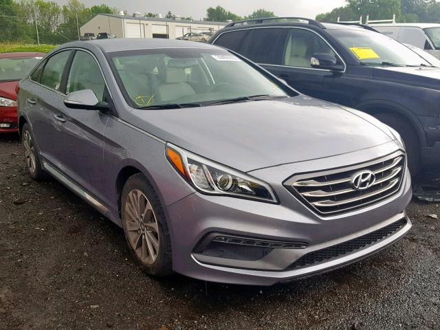 5NPE34AF3FH259892 - 2015 HYUNDAI SONATA SPO BLUE photo 1