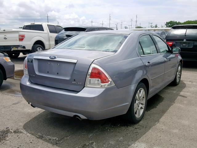 3FAFP081X6R211711 - 2006 FORD FUSION SEL GRAY photo 4