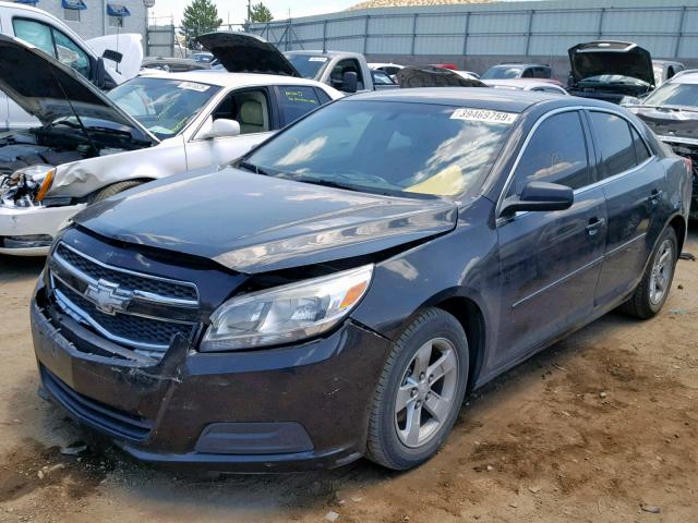 1G11B5SA3DF355774 - 2013 CHEVROLET MALIBU LS BLACK photo 2