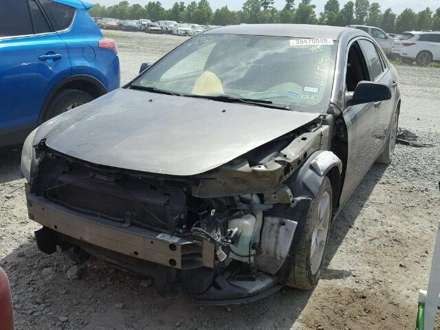 1G1ZB5EB5A4141285 - 2010 CHEVROLET MALIBU LS GRAY photo 2