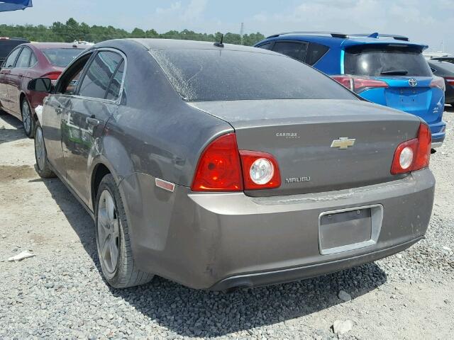 1G1ZB5EB5A4141285 - 2010 CHEVROLET MALIBU LS GRAY photo 3
