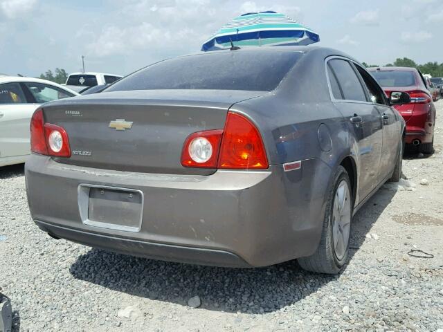 1G1ZB5EB5A4141285 - 2010 CHEVROLET MALIBU LS GRAY photo 4