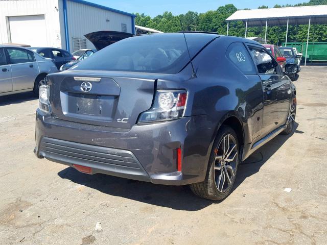 JTKJF5C73E3083642 - 2014 TOYOTA SCION TC ნაცრისფერი ფოტო 4