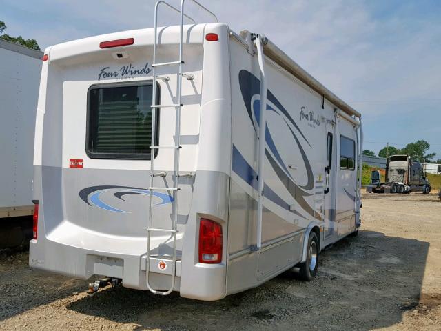 1FDXE45S98DA03397 - 2008 FOUR MOTORHOME WHITE photo 4