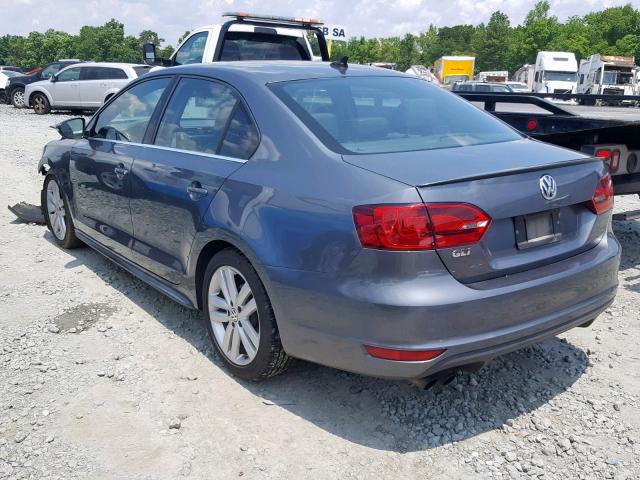 3VW467AJ3CM420172 - 2012 VOLKSWAGEN JETTA GLI SILVER photo 3