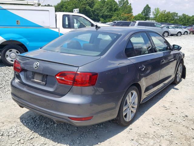 3VW467AJ3CM420172 - 2012 VOLKSWAGEN JETTA GLI SILVER photo 4