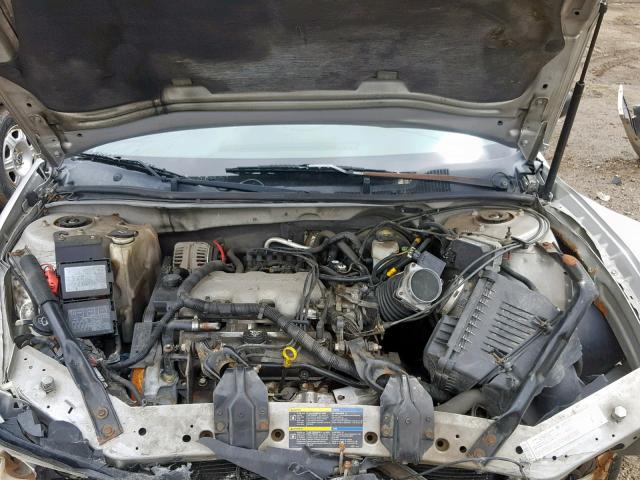 2G1WF52E859317139 - 2005 CHEVROLET IMPALA SILVER photo 7