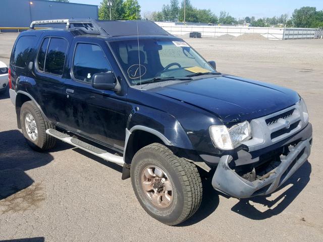 5N1ED28Y6YC558702 - 2000 NISSAN XTERRA XE BLACK photo 1