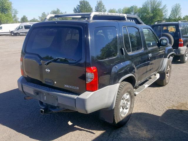 5N1ED28Y6YC558702 - 2000 NISSAN XTERRA XE BLACK photo 4