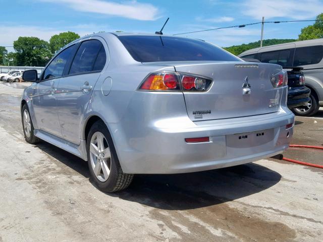 JA32V2FW9EU010123 - 2014 MITSUBISHI LANCER SE SILVER photo 3