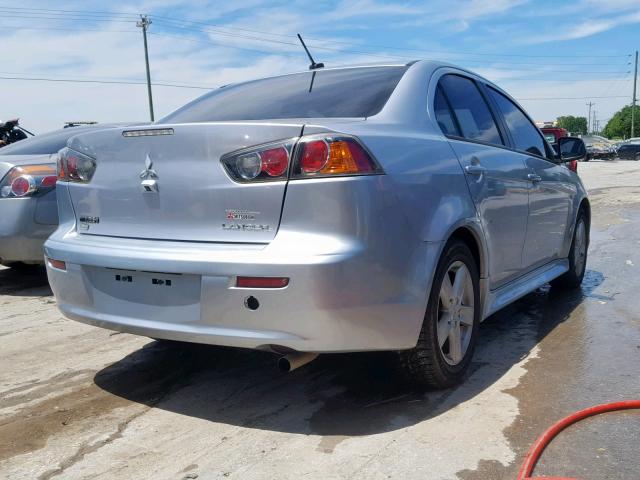 JA32V2FW9EU010123 - 2014 MITSUBISHI LANCER SE SILVER photo 4