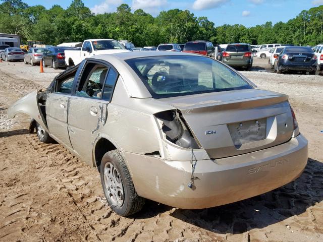 1G8AJ54F55Z157436 - 2005 SATURN ION LEVEL GOLD photo 3