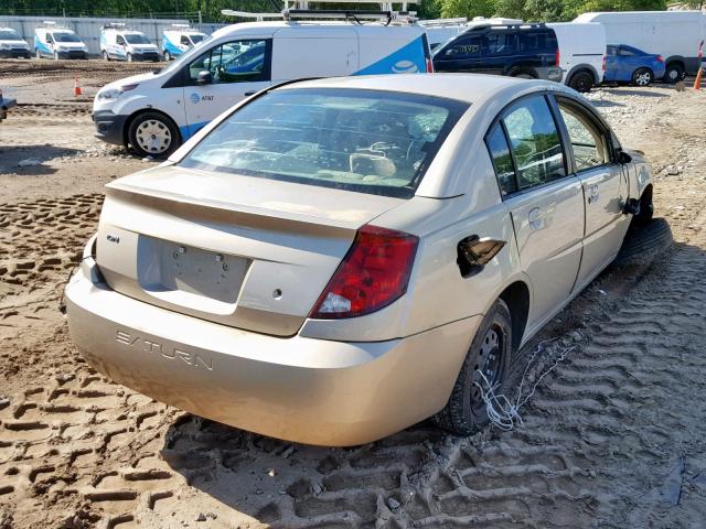 1G8AJ54F55Z157436 - 2005 SATURN ION LEVEL GOLD photo 4