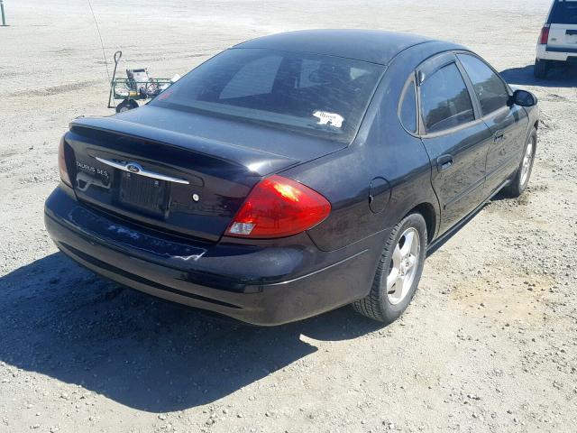 1FAFP55U73A162047 - 2003 FORD TAURUS SES BLACK photo 4