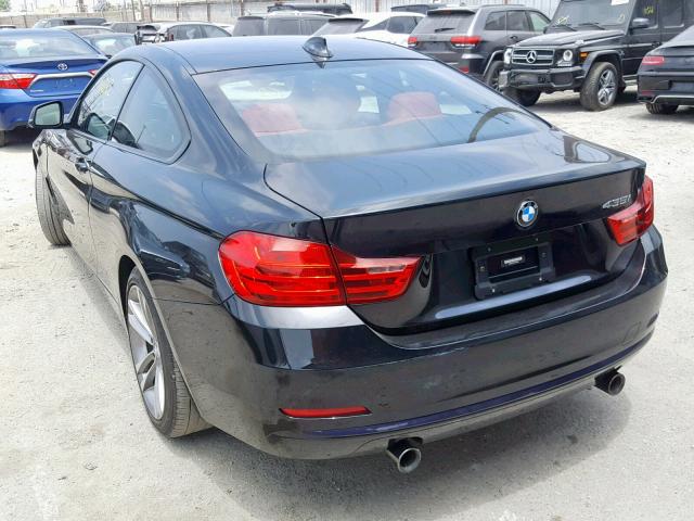 WBA3R1C56FK194964 - 2015 BMW 435 I BLACK photo 3