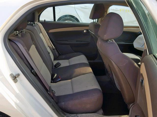 1G1ZC5E19BF231517 - 2011 CHEVROLET MALIBU 1LT 白色 照片 6