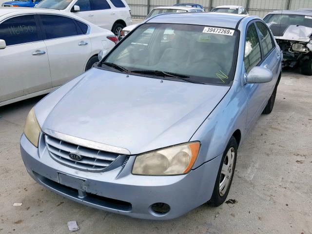 KNAFE121565264606 - 2006 KIA NEW SPECTR GRAY photo 2