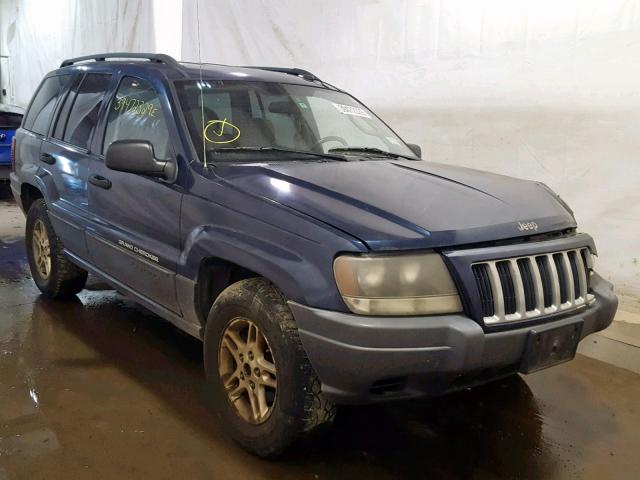 1J4GX48S24C191197 - 2004 JEEP GRAND CHER BLUE photo 1