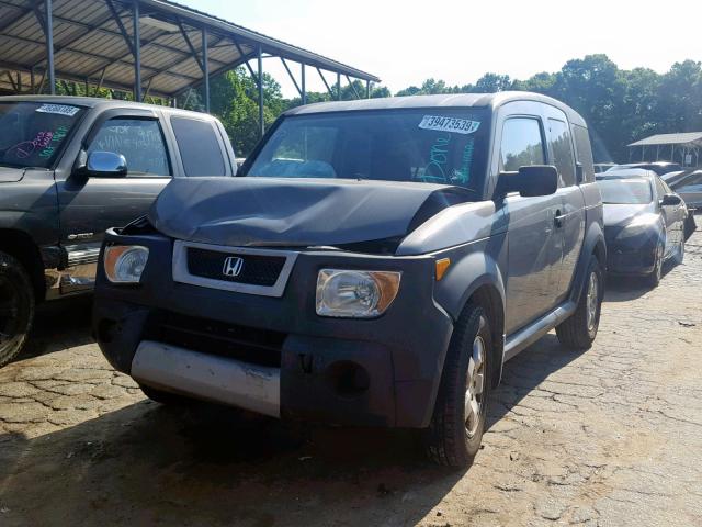 5J6YH18615L013348 - 2005 HONDA ELEMENT EX GRAY photo 2