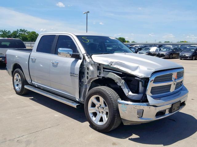 1C6RR6LT0JS239096 - 2018 RAM 1500 SLT SILVER photo 1