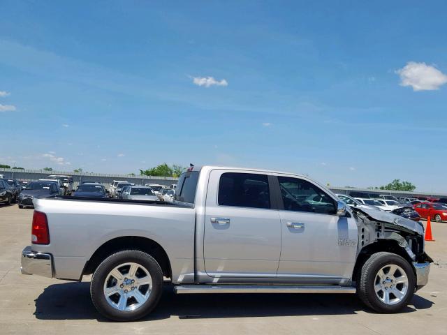 1C6RR6LT0JS239096 - 2018 RAM 1500 SLT SILVER photo 9